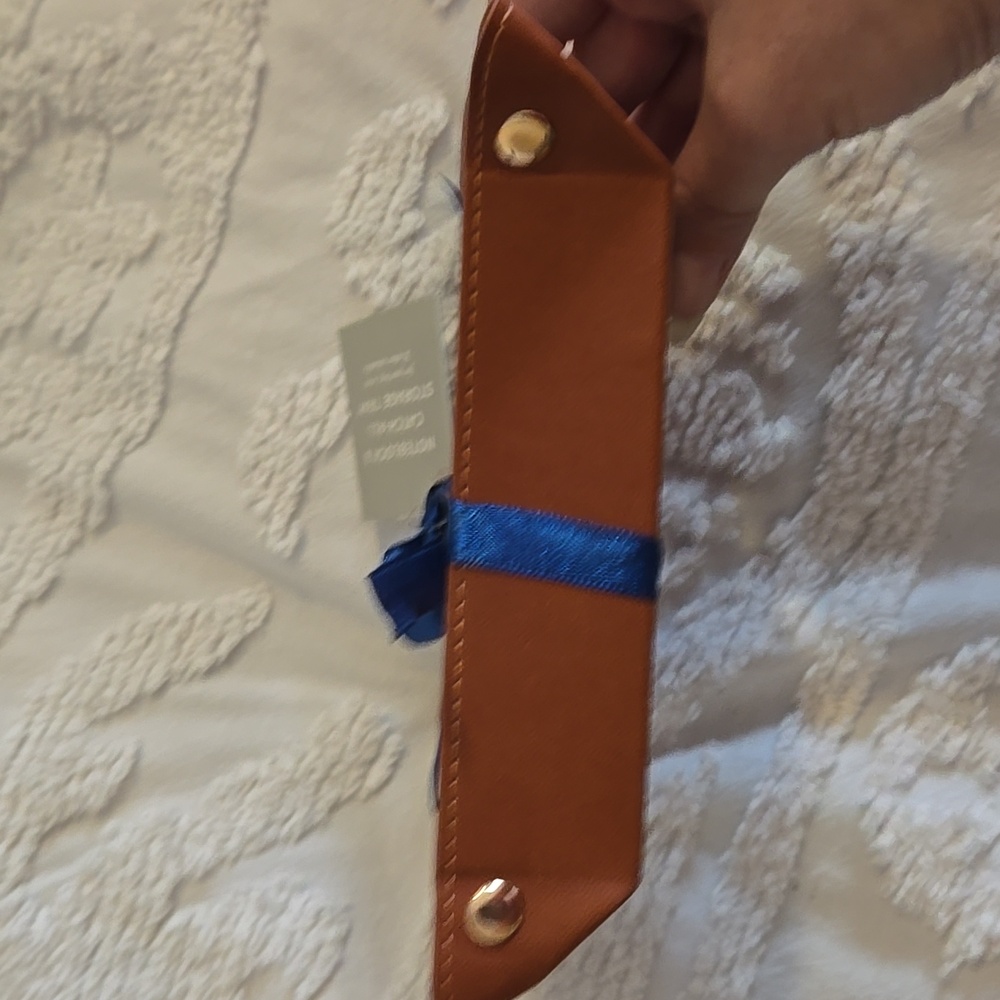 Best Dad Ever Storage Tray with Blue Ribbon Christmas Gift Stationary Catch All - Picture 2 of 6